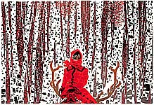 Chen Yuping born 1947 - Pretty Girl in the Snow