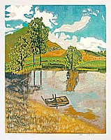 Wang Min born 1982 - The Shore of the Lake - artelino Art Auctions. Wang Min born 1982 - The Shore of the Lake