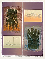 Cheng Guangyong born 1973 - Empty Glove. Substance in Paper No. 2