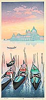 Ryusei Okamoto born 1949 - Venice (evening) - artelino Art Auctions. Ryusei Okamoto born 1949 - Venice (evening)