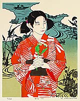 Ryusei Okamoto born 1949 - First Love - 1-A - artelino Art Auctions. Ryusei Okamoto born 1949 - First Love - 1-A