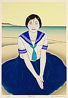 Ryusei Okamoto born 1949 - First Love # 13 - artelino Art Auctions. Ryusei Okamoto born 1949 - First Love # 13