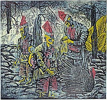 Dong Jinfeng born 1966 - Memories of Yao Mountains - Fog - artelino Art Auctions. Dong Jinfeng born 1966 - Memories of Yao Mountains - Fog