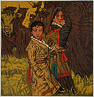 Lu Runeng born 1940 - Sister and Younger Brother - artelino Art Auctions. Lu Runeng born 1940 - Sister and Younger Brother