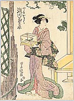 Toyokuni Utagawa 1769-1825 - Caged Bird - Kabuki - artelino Art Auctions. Toyokuni Utagawa 1769-1825 - Caged Bird - Kabuki