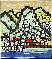Shinro Ueno 1926-2005 - Scenery - artelino Art Auctions. Shinro Ueno 1926-2005 - Scenery