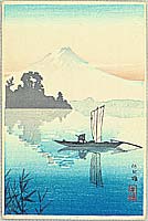 Koitsu Tsuchiya 1870-1949 - Mt.Fuji and Lake Kawaguchi - artelino Art Auctions. Koitsu Tsuchiya 1870-1949 - Mt.Fuji and Lake Kawaguchi