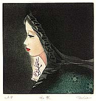 Ushio Takahashi born 1944 - Chinese Lady - artelino Art Auctions. Ushio Takahashi born 1944 - Chinese Lady