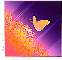 Souho Ikegami born 1940 - Butterfly - 32 - artelino Art Auctions. Souho Ikegami born 1940 - Butterfly - 32