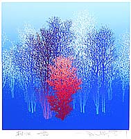 Souho Ikegami born 1940 - Trees #34 - artelino Art Auctions. Souho Ikegami born 1940 - Trees #34