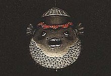 Hiroto Norikane born 1949 - Puffer Fish Lantern No.12 - artelino Art Auctions. Hiroto Norikane born 1949 - Puffer Fish Lantern No.12