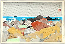 Hideo Nishiyama born 1911 - Muroto Cape - artelino Art Auctions. Hideo Nishiyama born 1911 - Muroto Cape