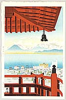 Hideo Nishiyama born 1911 - Mii Temple - artelino Art Auctions. Hideo Nishiyama born 1911 - Mii Temple