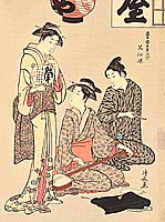 Kiyonaga Torii 1752-1815 - Pleasure Quarter - artelino Art Auctions. Kiyonaga Torii 1752-1815 - Pleasure Quarter