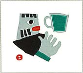 Umetaro Azechi 1902-1999 - Mountain Man and Coffee Cup - artelino Art Auctions. Umetaro Azechi 1902-1999 - Mountain Man and Coffee Cup