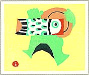 Umetaro Azechi 1902-1999 - Boy and Carp - artelino Art Auctions. Umetaro Azechi 1902-1999 - Boy and Carp
