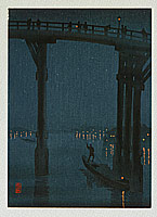 Eijiro Kobayashi active 1930's - High Bridge - artelino Art Auctions. Eijiro Kobayashi active 1930's - High Bridge