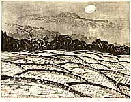 Ichiro Koguchi 1914-1979 - The Moon in Rural Area - artelino Art Auctions. Ichiro Koguchi 1914-1979 - The Moon in Rural Area