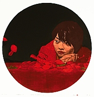 Liu Panwu born 1984 - Asking for Flowers No. 2
