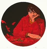 Liu Panwu born 1984 - Asking for Flowers No. 4