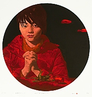 Liu Panwu born 1984 - Asking for Flowers No. 5