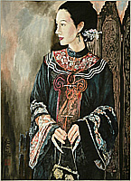 Zhou Changquan born 1966 - Portrait of a Chinese Lady - artelino Art Auctions. Zhou Changquan born 1966 - Portrait of a Chinese Lady