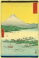 Pine Forest at Miho - Ando Hiroshige - 1797-1858