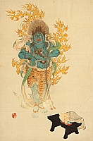 Eitatsu Koyama 1880-1945 - Fiery God - artelino Art Auctions. Eitatsu Koyama 1880-1945 - Fiery God