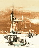 Unknown - A Harbor - artelino Art Auctions. Unknown - A Harbor