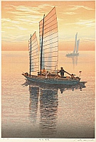 Ryusei Okamoto born 1949 - Evening Glow - A - artelino Art Auctions. Ryusei Okamoto born 1949 - Evening Glow - A