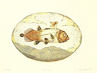 Ryusei Okamoto born 1949 - Fossil, No.6 - artelino Art Auctions. Ryusei Okamoto born 1949 - Fossil, No.6