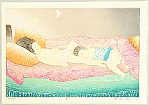 Ryusei Okamoto born 1949 - Dream - artelino Art Auctions. Ryusei Okamoto born 1949 - Dream