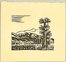 Unichi Hiratsuka 1895-1997 - Landscape B - artelino Art Auctions. Unichi Hiratsuka 1895-1997 - Landscape B