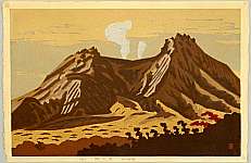Masao Maeda 1904-1974 - Mt. Komagatake - artelino Art Auctions. Masao Maeda 1904-1974 - Mt. Komagatake