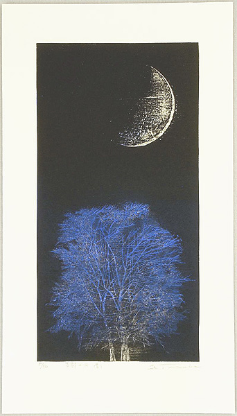Yoshikazu Tanaka born 1933 - Moon of the Acient City - artelino Art Auctions. Yoshikazu Tanaka born 1933 - Moon of the Acient City