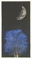 Yoshikazu Tanaka born 1933 - Moon of the Acient City - artelino Art Auctions. Yoshikazu Tanaka born 1933 - Moon of the Acient City
