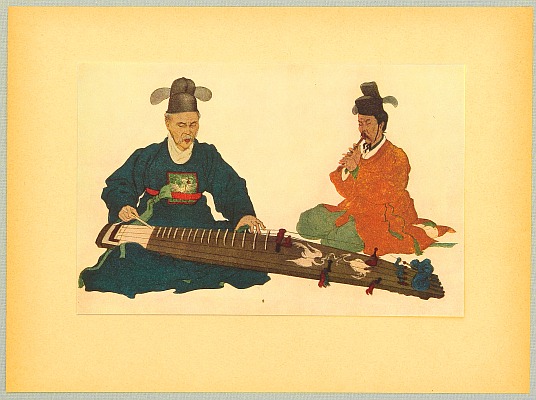 Elizabeth Keith 1887-1956 - Court Musicians - Korea