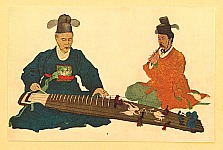 Elizabeth Keith 1887-1956 - Court Musicians - Korea - artelino Art Auctions. Elizabeth Keith 1887-1956 - Court Musicians - Korea