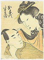 Utamaro Kitagawa 1750-1806 - Lovers - Kabuki - artelino Art Auctions. Utamaro Kitagawa 1750-1806 - Lovers - Kabuki