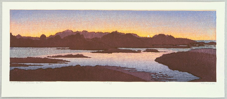 By Micah Schwaberow - Nightfall, Gnalala River