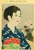 Shinsui Ito 1898-1972 - Beauty and Hydrangea - artelino Art Auctions. Shinsui Ito 1898-1972 - Beauty and Hydrangea
