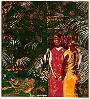 Zhu Rui born 1970 - Dai Girl in Palm Forest