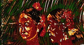 Zhu Rui born 1970 - Dai Girl in Palm Forest