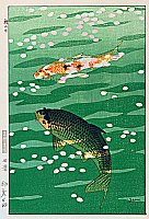Shiro Kasamatsu 1898-1992 - Carp - artelino Art Auctions. Shiro Kasamatsu 1898-1992 - Carp