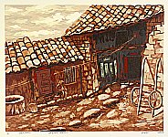 He Yonghong born 1982 - Courtyard