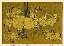 Wang Quiyong born 1987 - Hitching Post - artelino Art Auctions. Wang Quiyong born 1987 - Hitching Post