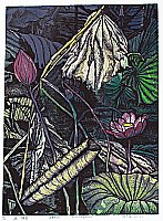 Qian Dongxia born 1983 - Lotus in a Quiet Night - artelino Art Auctions. Qian Dongxia born 1983 - Lotus in a Quiet Night