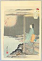 Gekko Ogata 1859-1920 - Fireworks - Fujin Fuzoku Zukushi - artelino Art Auctions. Gekko Ogata 1859-1920 - Fireworks - Fujin Fuzoku Zukushi