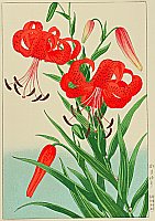 Hodo Nishimura active 1930s - Mountain Lilies - artelino Art Auctions. Hodo Nishimura active 1930s - Mountain Lilies