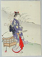 Gekko Ogata 1859-1920 - Dancer - artelino Art Auctions. Gekko Ogata 1859-1920 - Dancer